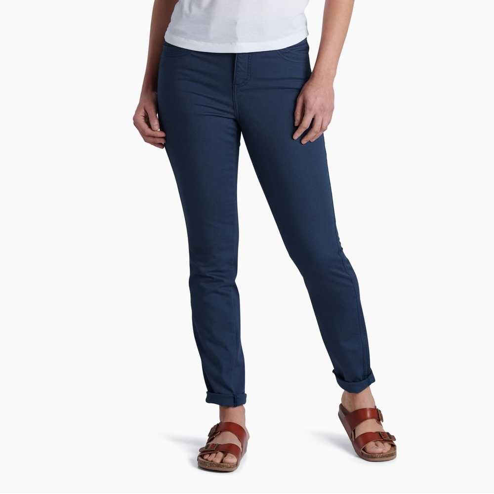 Kuhl Women's Kontour Skinny Stretch Pants in Blue - Size 12 - Fit size 8